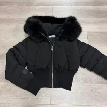 다리치 다운 자켓 코트 퍼 블랙 블랙 free