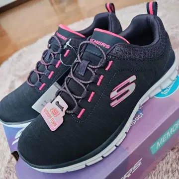 [ 미사용 ] SKECHERS 23cm 네이비 x 핑크