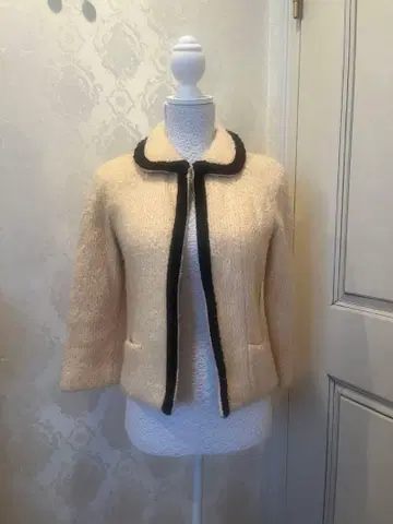 Lily Ann 릴리안 파이핑 둥근 카라 자켓 1950s 1960s