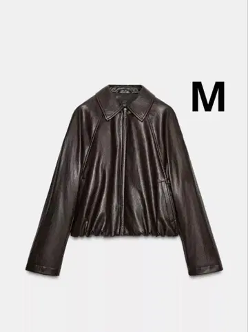 ZARA 자라 인조 가죽 봄버 자켓 새상품, 미사용
