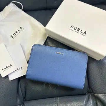 훌라 FURLA 바빌론 XL 지퍼 어라운드 장지갑 블루 스카이블루