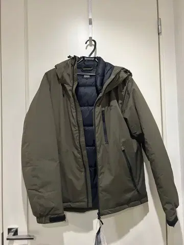 OUTDOOR 후드 부착 다운 자켓 M