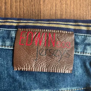 새상품급 EDWIN 503 저지 데님 테이퍼드 레어 모델