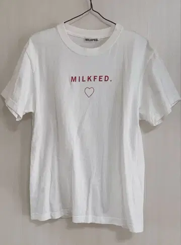 MILKFED. 화이트 T셔츠
