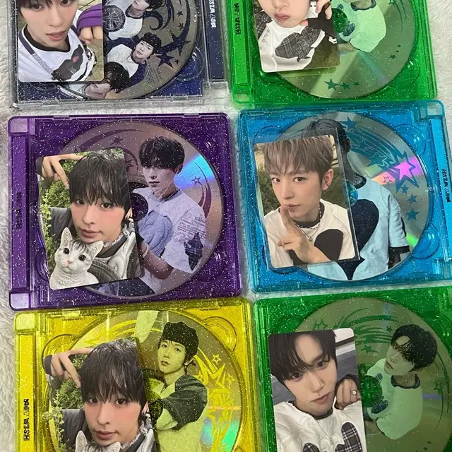 엔시티 위시 컬러 앨범 풀구성 일괄 오시온 리쿠 유우시 사쿠야 료 대영