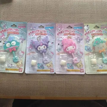 반다이 롤리팝 캔디 참 산리오 캐릭터즈 4개 세트