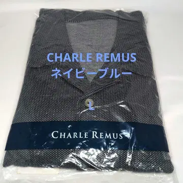 CHARLE REMUS 네이비 블루 도트 무늬 파자마 L 미사용 새상품