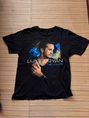LUKE BRYAN 그래픽 T셔츠 블랙
