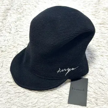 [ 미사용 ] kiryuyrik 키류유리크 모자 헌팅 캡 로고 자수 블랙