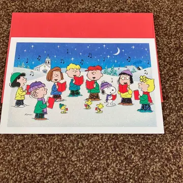 스누피 크리스마스 카드 10장 세트