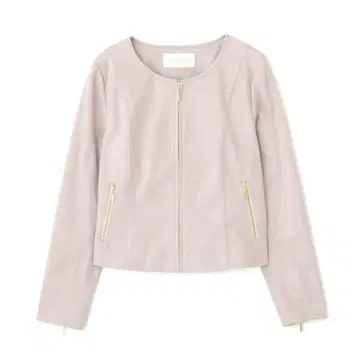 PROPOTION 라이트 핑크 노카라 자켓