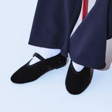 JEANASIS 지나시스 스톤 메쉬 멜리 제인