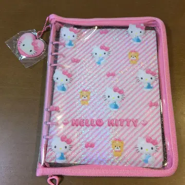 산리오 헬로키티 클리어 바인더 A5 카드 수납 레어 6공