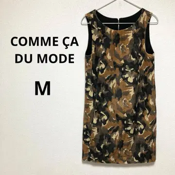 꼼사데모드 여성용 슬리브리스 미니 원피스 올 패턴 브라운 9호