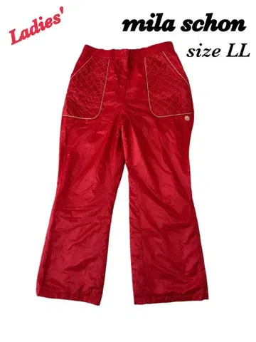 mila schon 밀라 쇤 팬츠 방한 웜 팬츠 여성용 XL LL