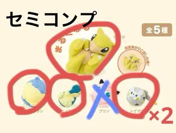 포켓몬 센터 마루쿠나루 세미 컴플리트 5개 세트