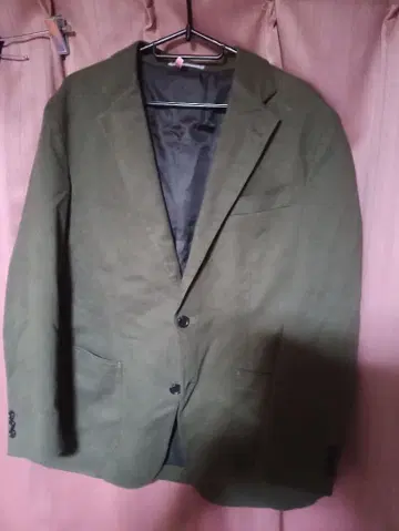 YUKI TORII 테일러드 자켓 스웨이드풍 올리브