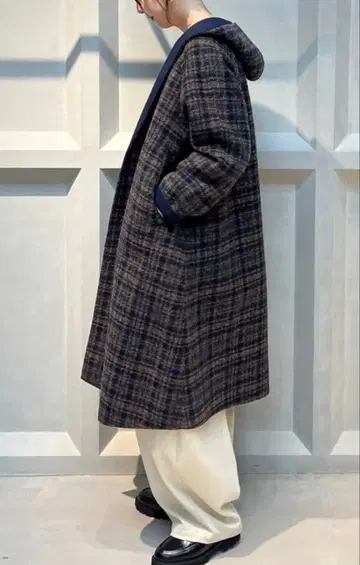 [ 미사용 새상품 ] 캘런솔로지 리버 체크 코트 2025aw