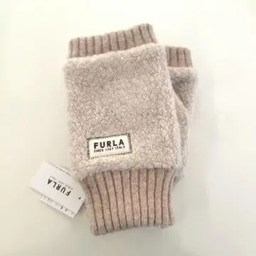 FURLA 보아 핑거리스 장갑 베이지