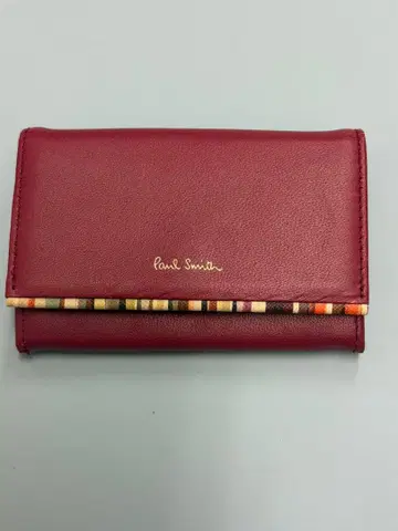 Paul Smith 명함지갑 멀티 스트라이프 오버 트리밍