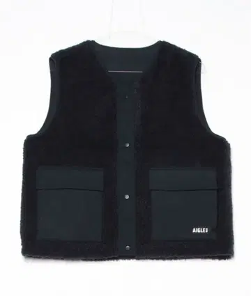 AIGLE 리버서블 인슐레이션 퀼팅 보아 베스트