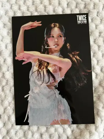 TWICE THIS IS FOR 라이브 사진 트레이딩 카드 미나