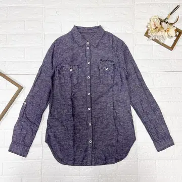 Spick and Span Noble 퍼플 긴팔 셔츠 F 사이즈