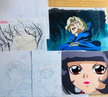 신팔검전 애니메이션 셀화와 원화와 레이아웃과 배경