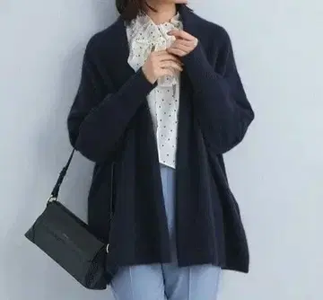 greenlabelrelaxing FOX 블렌드 미들 니트 가디건