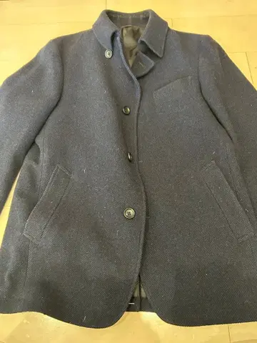 꼼사맨 코트 네이비