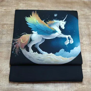 후쿠로 오비 말 십이지신 환수 유니콘 페가수스 북 패턴 재단 포함