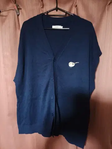 그라니프 네이비 시마연가 자수 베스트 L 사이즈 새 자수