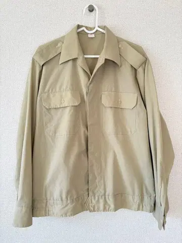 베이지 밀리터리 자켓 사이즈 40
