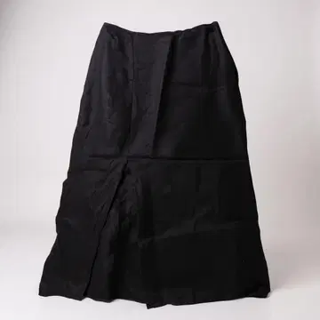 Demi-Luxe BEAMS 사이드 슬릿 롱 스커트 블랙