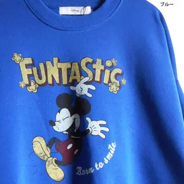디즈니 미키 트레이닝복 속기모 판타스틱 L 파랑 블루