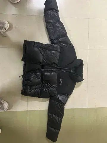 [착용 사진 있음] Calvin Klein 여성 다운