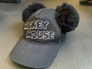 미키마우스 귀달린 모자 블랙