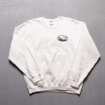 GILDAN 4166 새상품급 맨투맨 트레이닝복 XL 화이트 크루넥