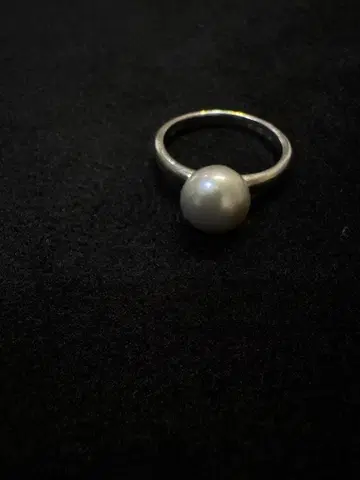 아가트 그레이 펄 반지