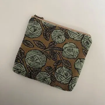 미나 페르호넨 지퍼 파우치 사각 rosy