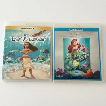 모아나 & 인어공주 DVD+정품 케이스 Movienex 디즈니