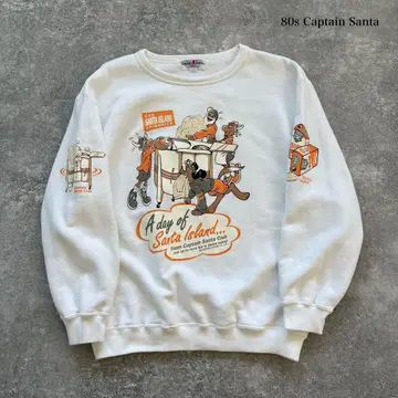 [ Captain Santa ] 캡틴 산타 80s 맨투맨 빈티지