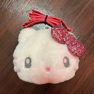 키티 핑크 리본 숄더백
