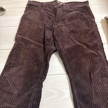 넘버나인 조지 스트라이프 코듀로이 워크 팬츠