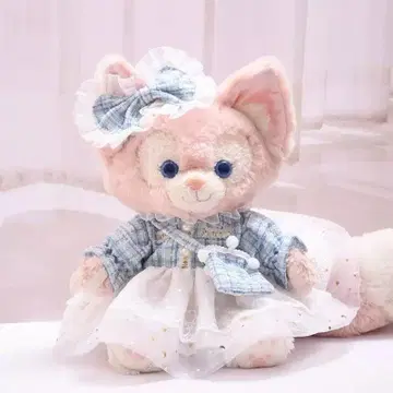 리나벨 코스튬 스텔라루 옷 갈아입기 튤 트위드 드레스 스카이블루