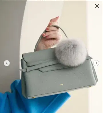 새상품 택 포함 유나이티드 애로우즈 퍼 참 라이트 그레이