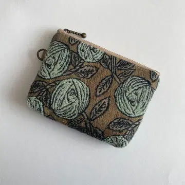 미나 페르호넨 지퍼 파우치 핸드메이드 rosy