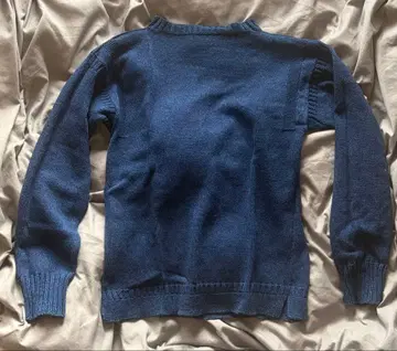 WARREN SCOTT for BEAMS 인디고 간디 스웨터