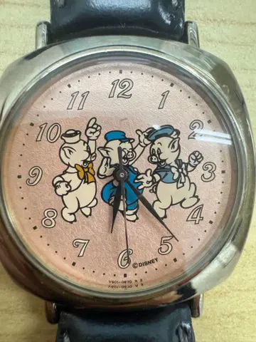 작동 레어 ALBA 알바 디즈니 삼총사 손목시계 세이코