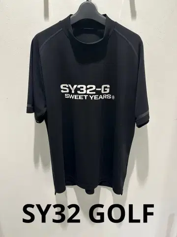 SYG 반팔 모크넥 사이즈 XL 블랙 SY32